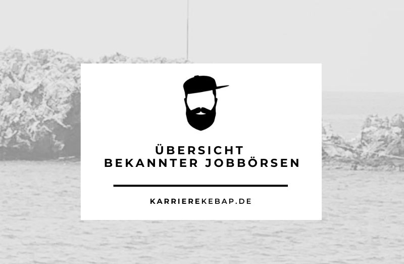 Übersicht bekannter Jobbörsen